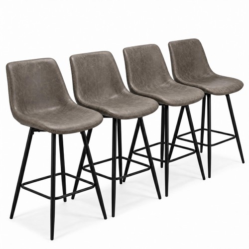 Bar stools 4pcs counter - bar,